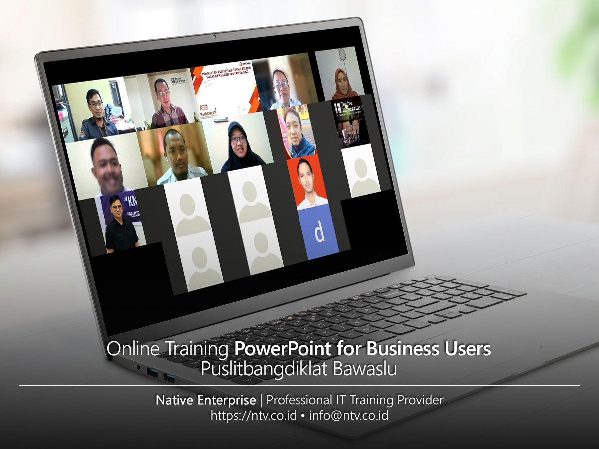 Microsoft PowerPoint for Business Users Online Training bersama Puslitbangdiklat Bawaslu