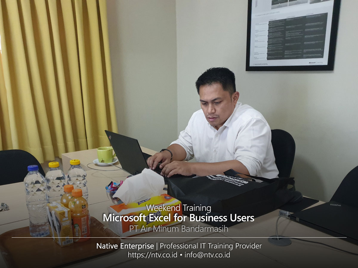 Excel for Business Users Weekend Training bersama PTAM Bandarmasih