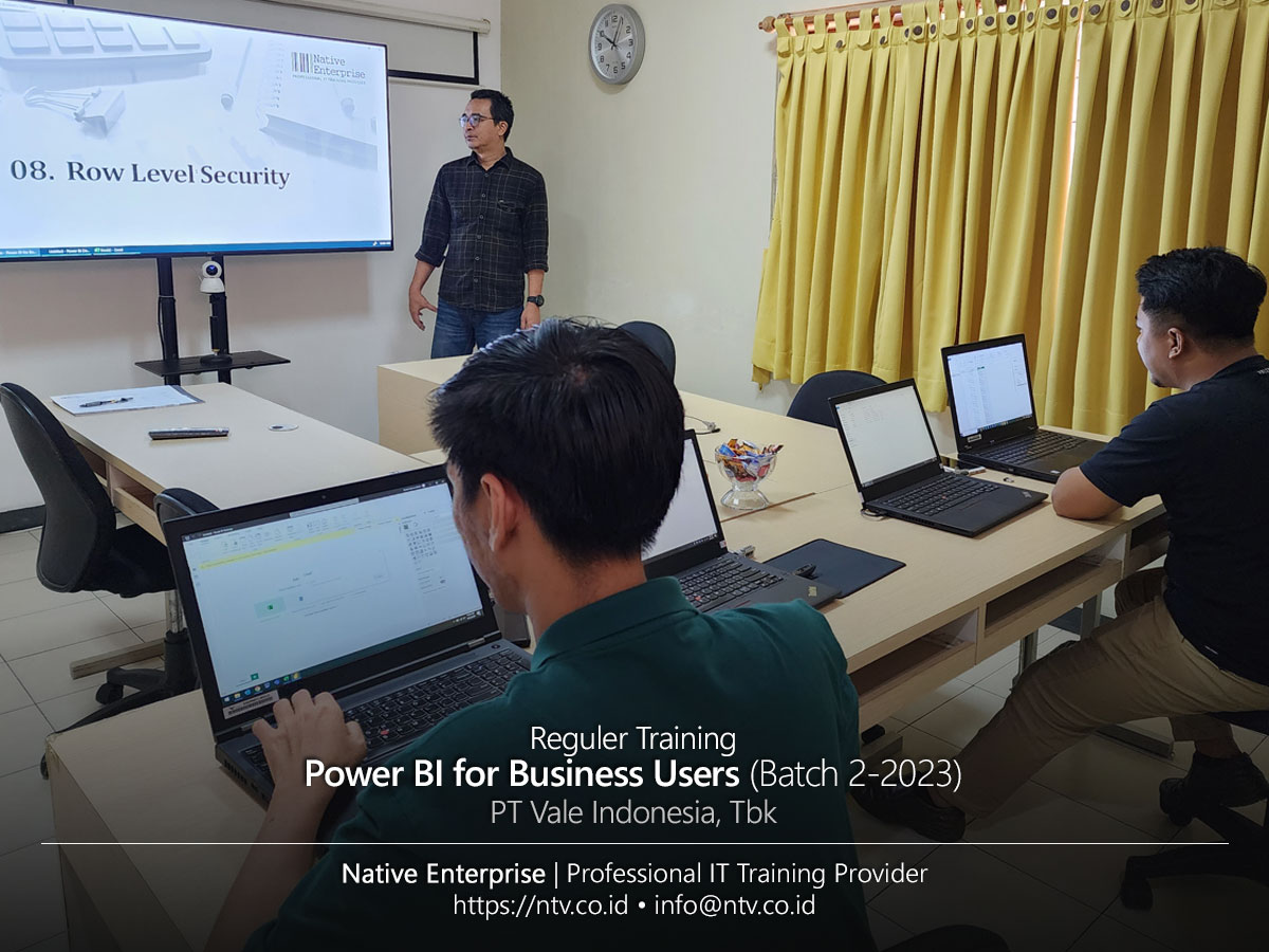 Power BI for Business Users Training bersama PT. Vale Indonesia (Batch 2-2023)