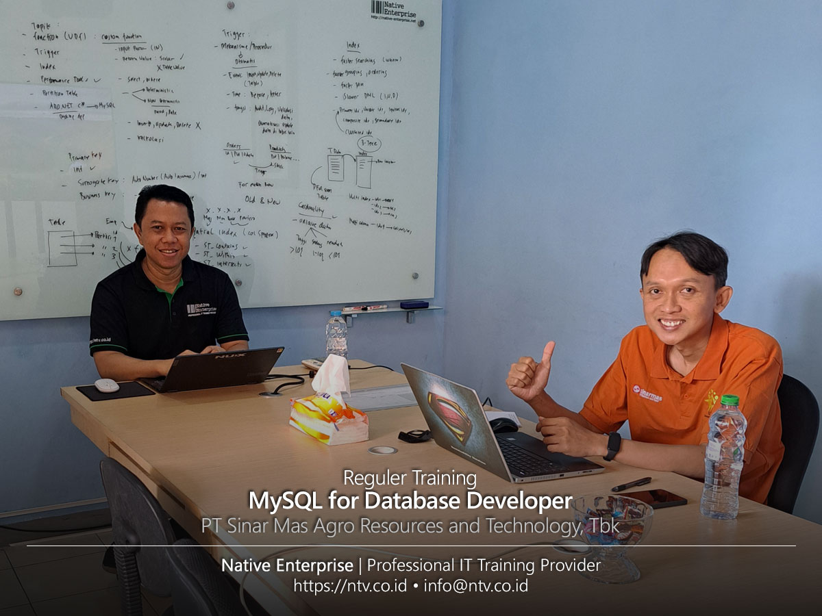 MySQL for Database Developer Training bersama PT. SMART Tbk