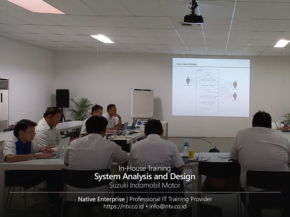 System Analysis and Design In-House Training bersama Suzuki Indomobil Motor