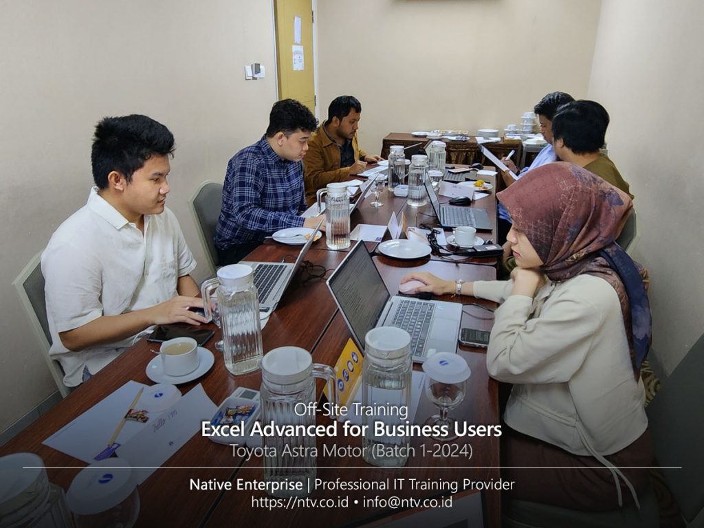 Excel Advanced for Business Users Off-Site Training bersama Toyota Astra Motor (Batch 1-2024)