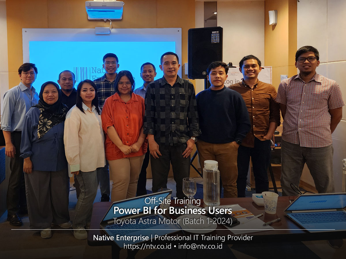 Power BI for Business Users Off-Site Training bersama Toyota Astra Motor (Batch 1-2024)