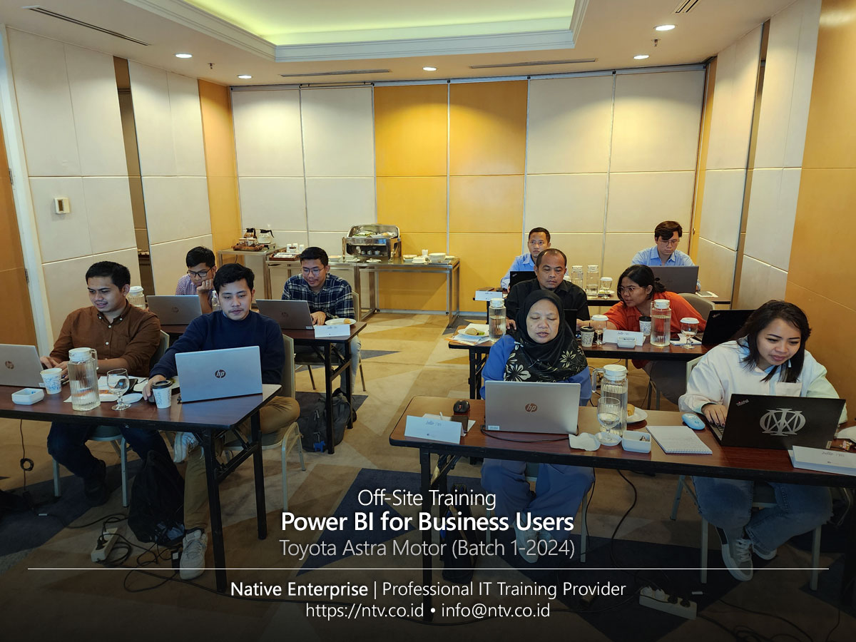 Power BI for Business Users Off-Site Training bersama Toyota Astra Motor (Batch 1-2024)