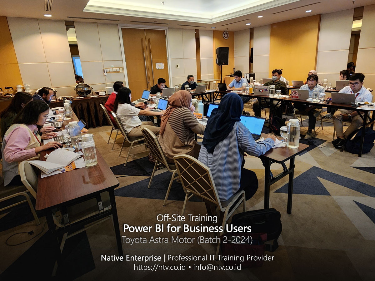 Power BI for Business Users Off-Site Training bersama Toyota Astra Motor (Batch 2-2024)