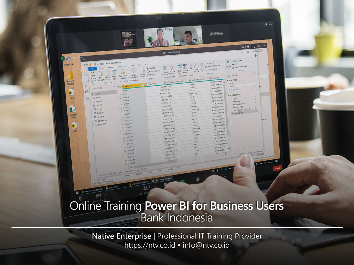 Power BI for Business Users Online Training bersama Bank Indonesia