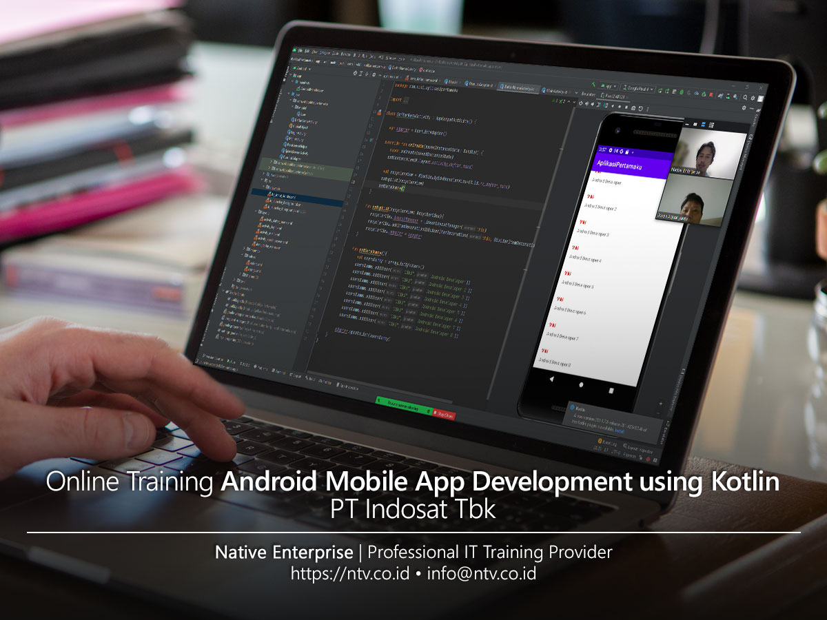 Android Mobile Application Development using Kotlin Online Training bersama Indosat