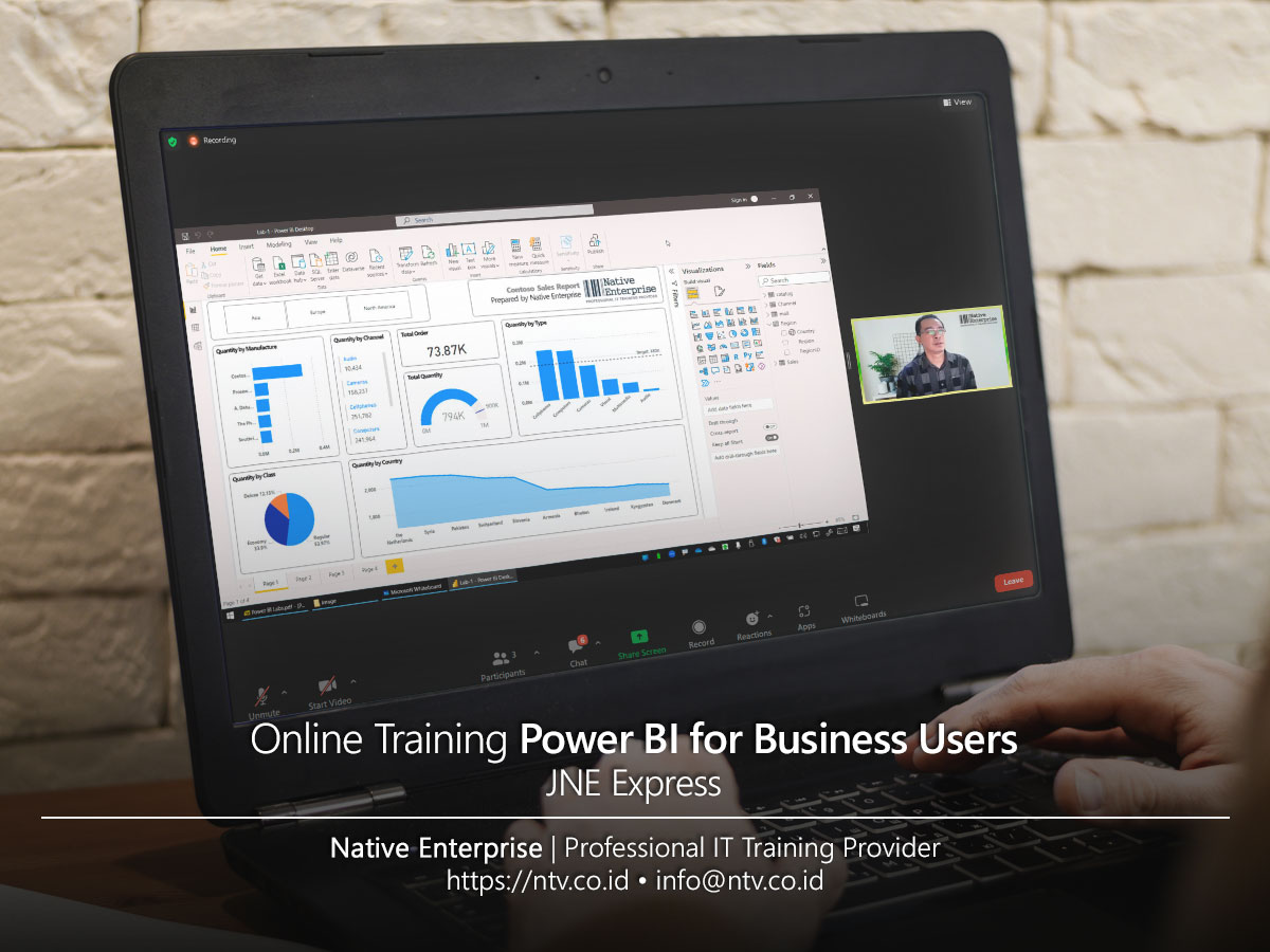 Power BI for Business Users Online Training bersama JNE Express