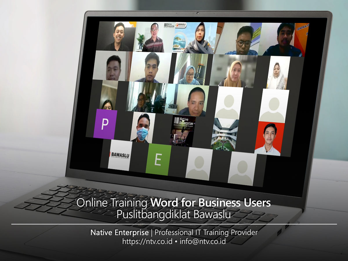 Microsoft Word for Business Users Online Training bersama Puslitbangdiklat Bawaslu