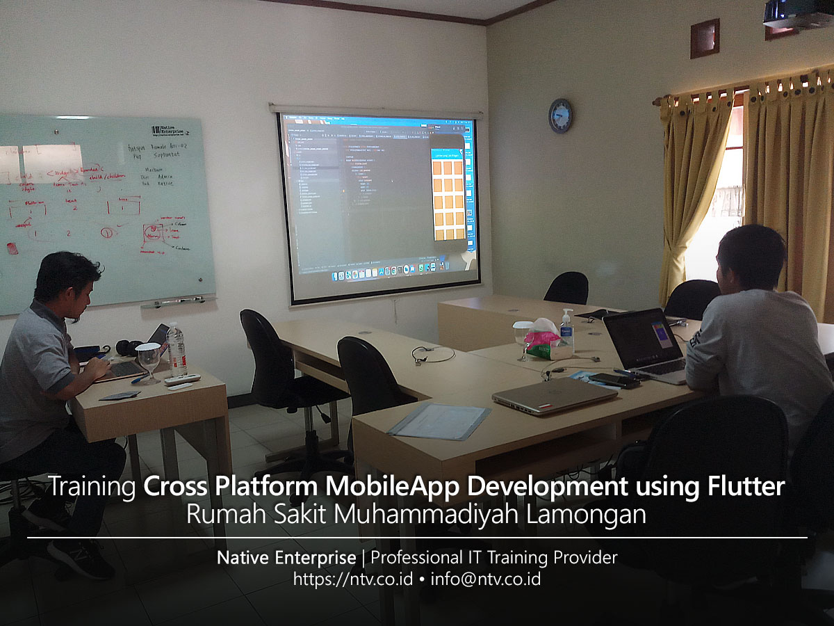 Cross Platform Mobile App Development using Flutter Training bersama RS Muhammadiyah Lamongan