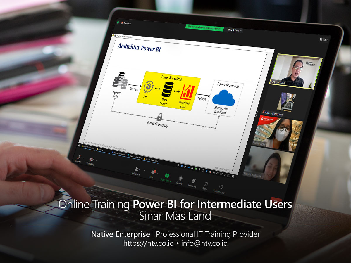 Power BI for Intermediate Users Online Training bersama Sinar Mas Land