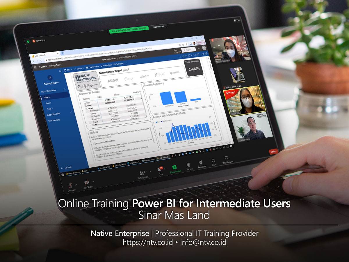 Power BI for Intermediate Users Online Training bersama Sinar Mas Land