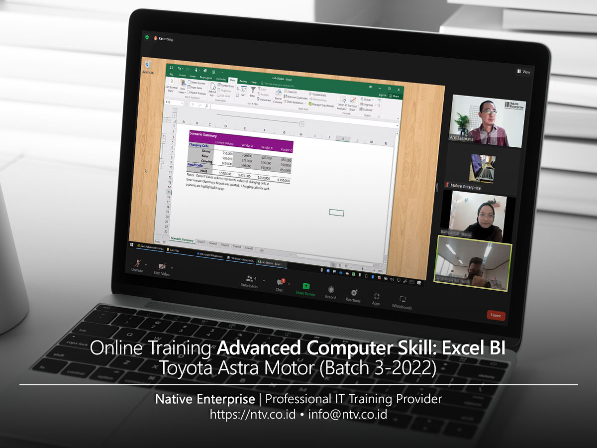 Advance Computer Skill-Excel BI Online Training bersama Toyota Astra Motor (Batch 3-2022)