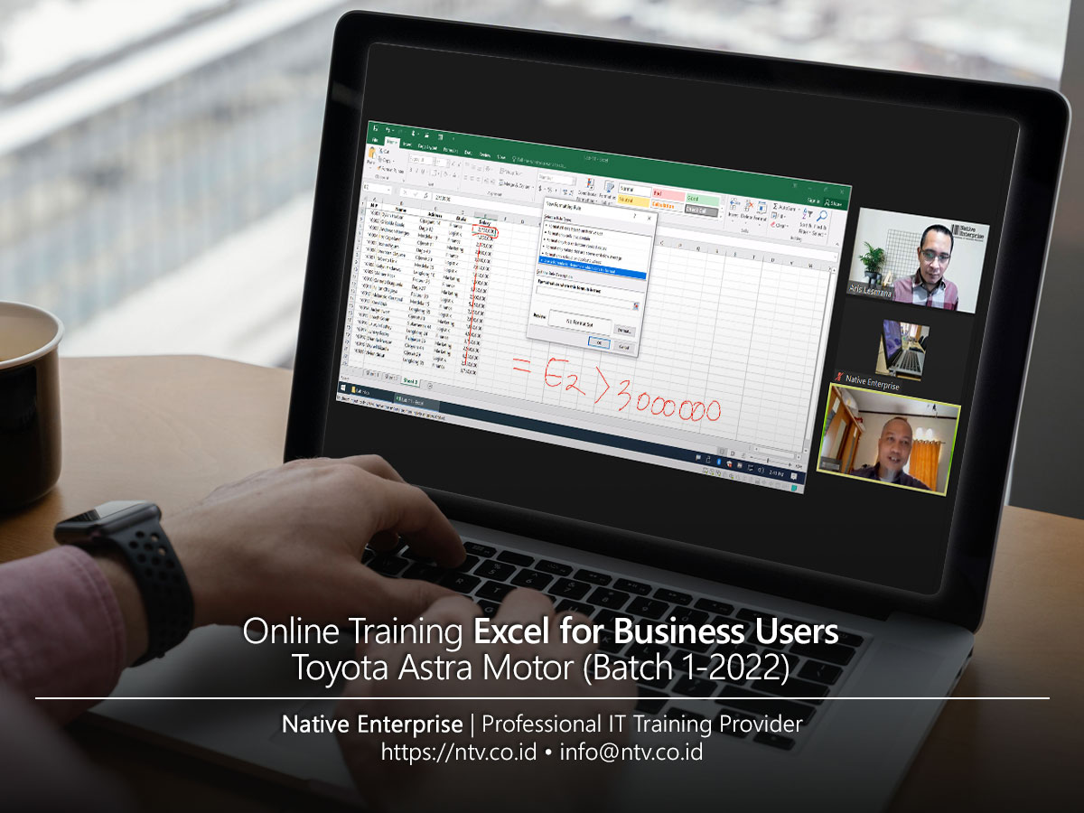 Excel for Business Users Online Training bersama Toyota Astra Motor