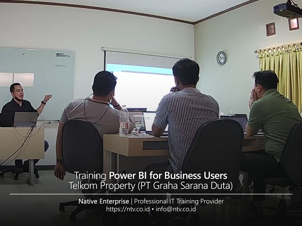 Power BI for Business Users Training bersama Telkom Property