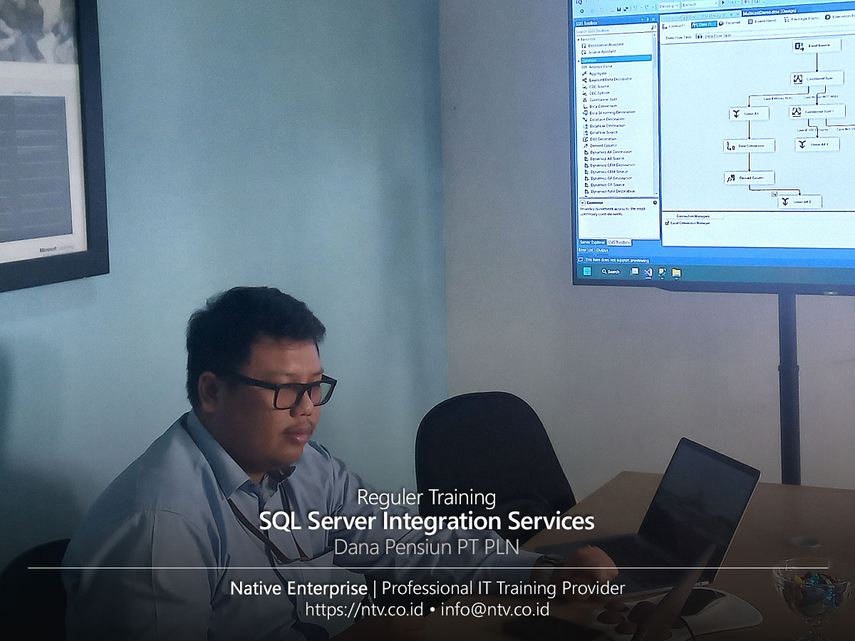 SQL Server Integration Services (SSIS) Training bersama Dana Pensiun PT. PLN