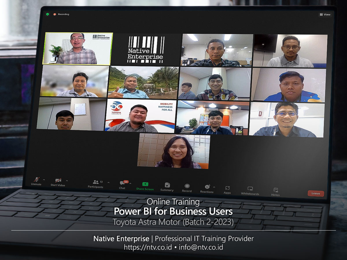 Power BI for Business Users Online Training bersama Toyota Astra Motor ...