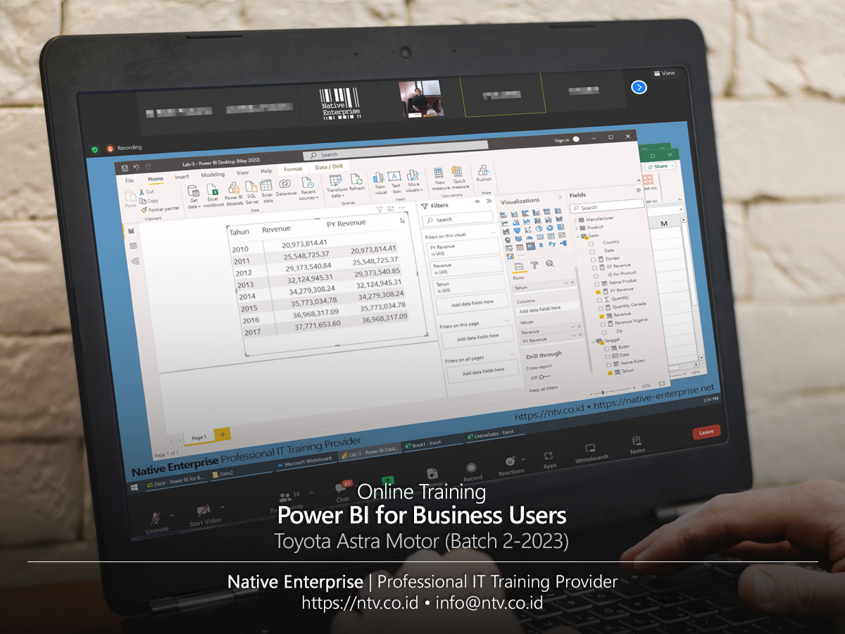 Power BI for Business Users Online Training bersama Toyota Astra Motor ...