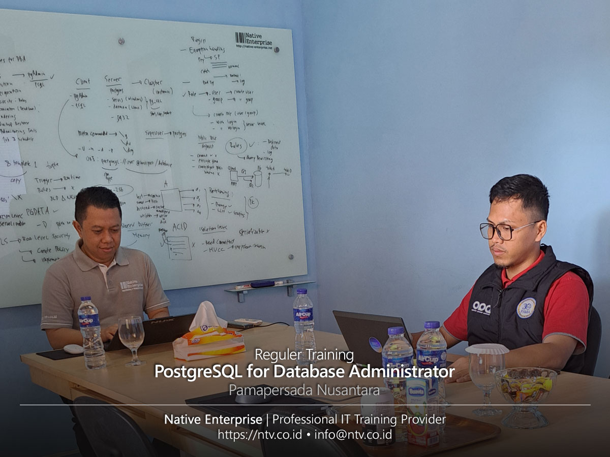 PostgreSQL for Database Administrator Training bersama PT. Pamapersada Nusantara