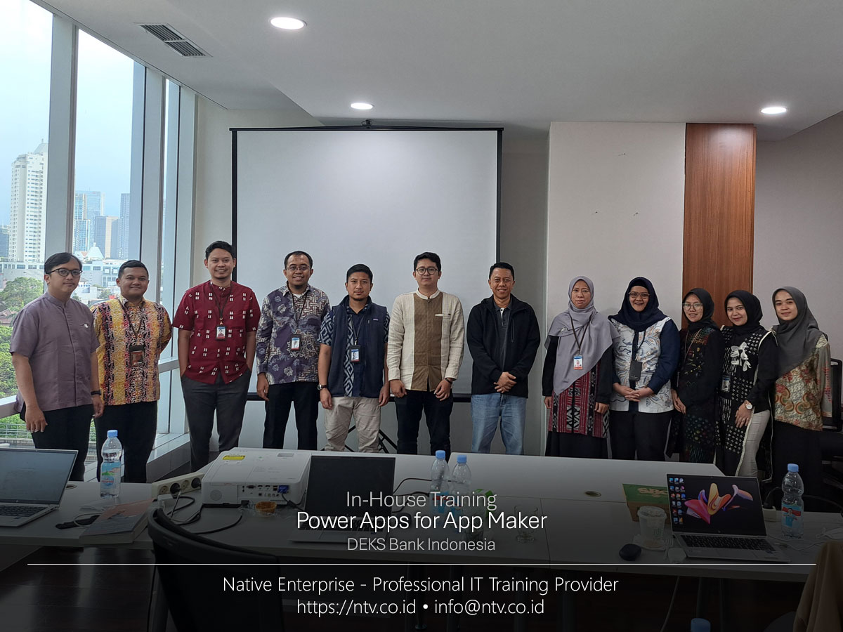 Power Apps for App Maker In-House Training bersama DEKS Bank Indonesia