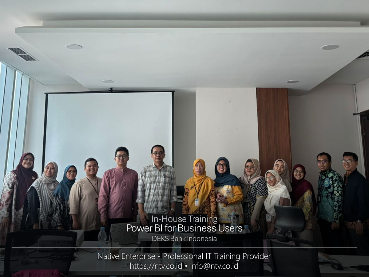 Power BI for Business Users In-House Training bersama DEKS Bank Indonesia