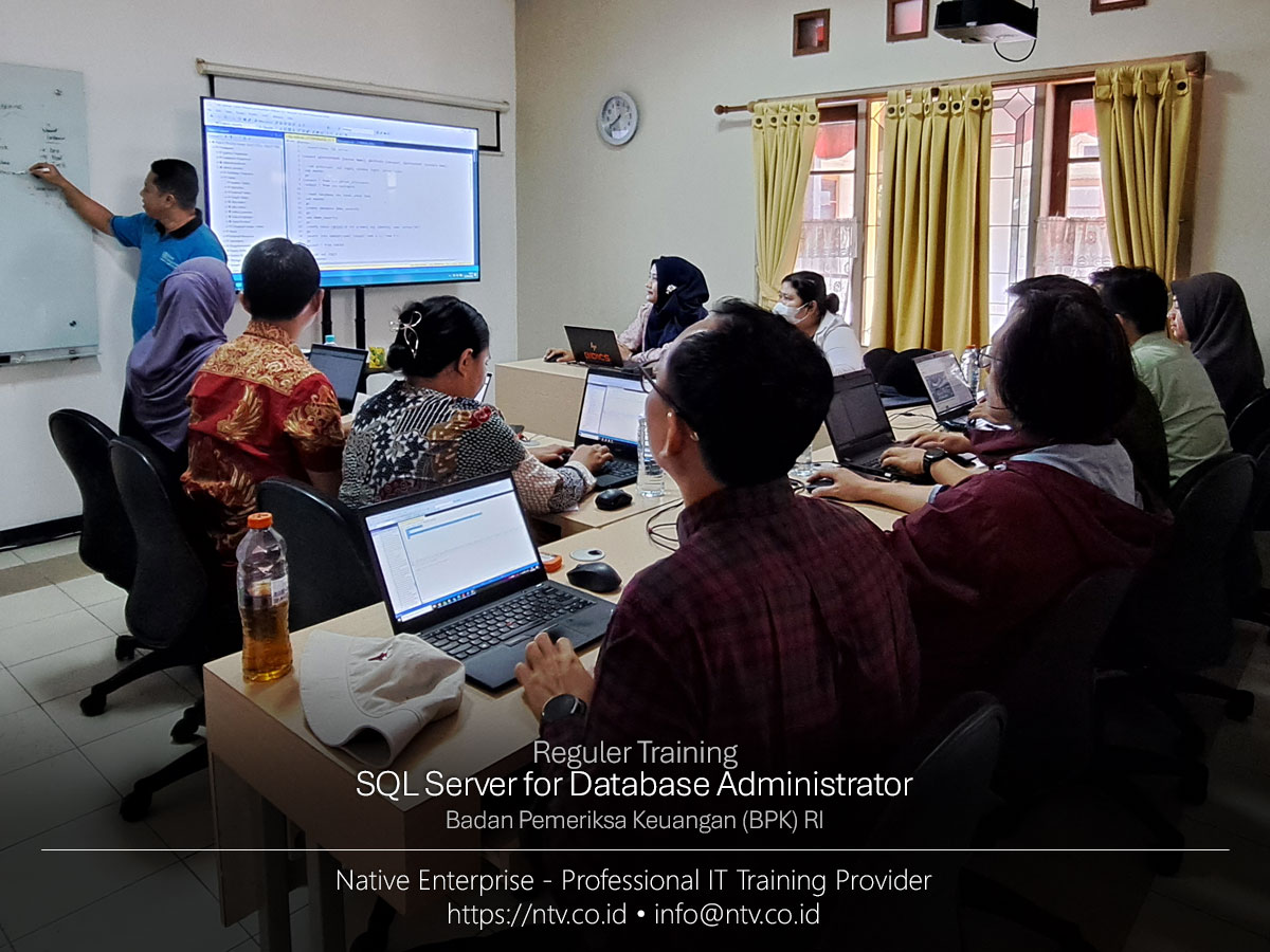 SQL Server for Database Administrator Training bersama BPK RI