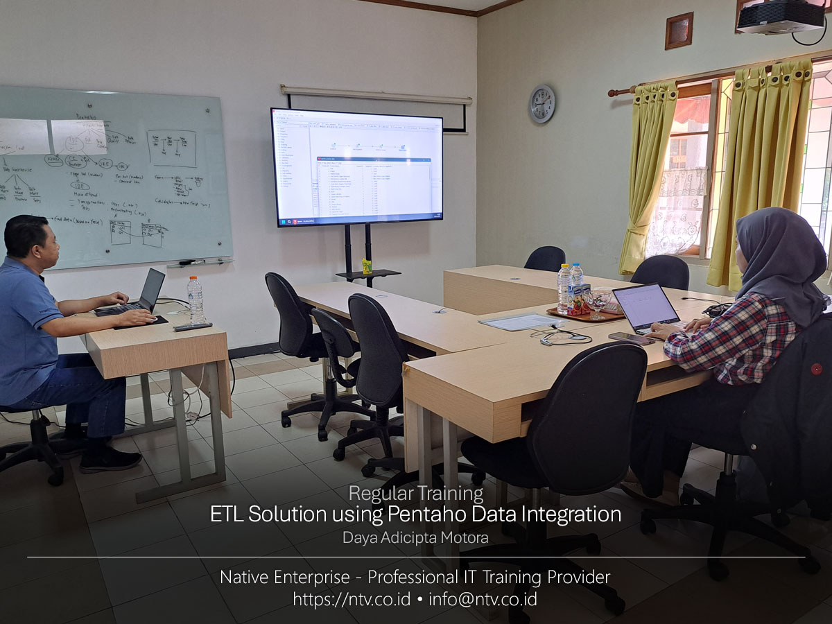 ETL Solution using Pentaho Data Integration Training bersama Daya Adicipta Motora