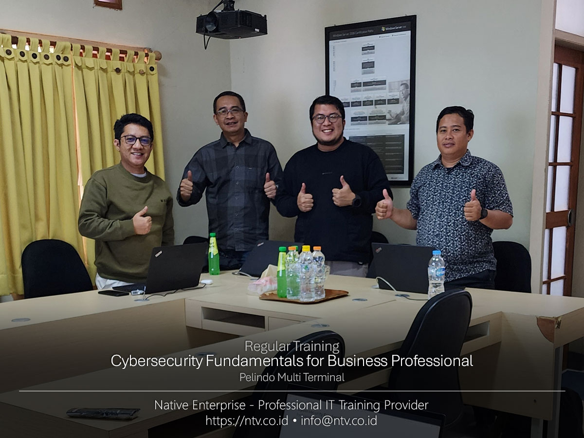 Cybersecurity Fundamentals for Business Professional Training bersama Pelindo Multi Terminal