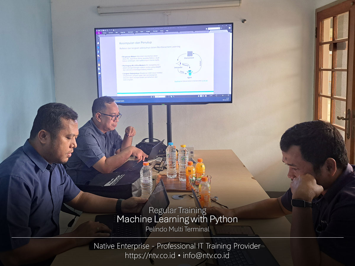 Machine Learning using Python Training bersama Pelindo Multi Terminal