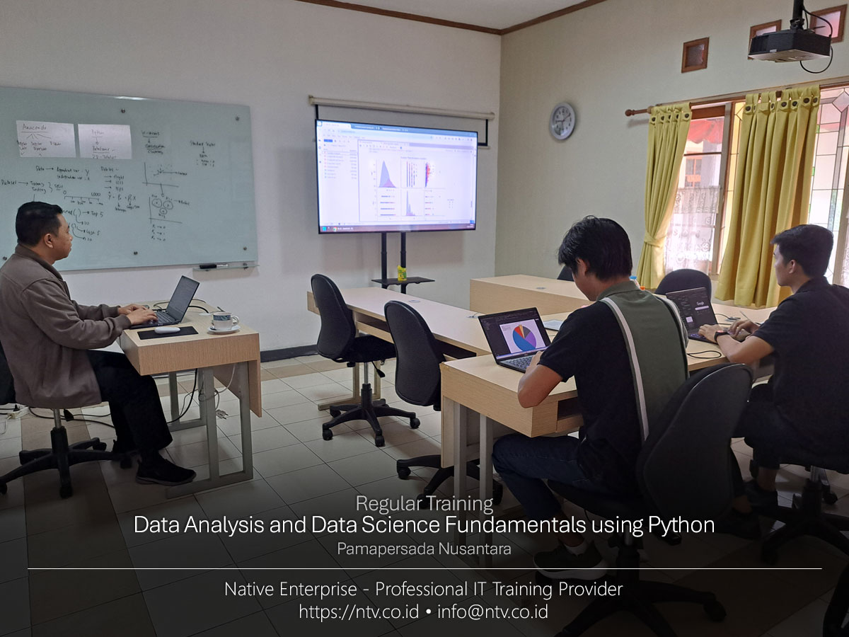 Data Visualization and Machine Learning Fundamentals using Python Training bersama Pama Persada Nusantara