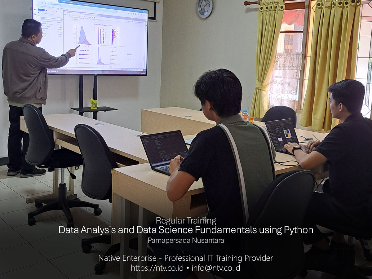 Data Visualization and Machine Learning Fundamentals using Python Training bersama Pama Persada Nusantara