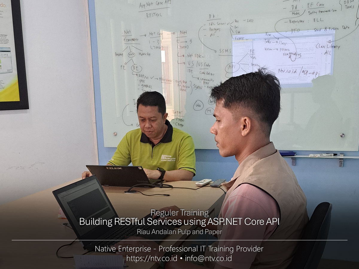 Building RESTful Services using ASP.NET Core API Training bersama PT. RAPP