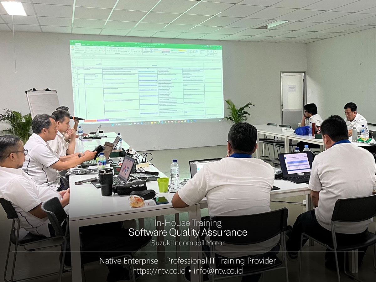 Software Quality Assurance Inhouse Training bersama Suzuki Indomobil Motor