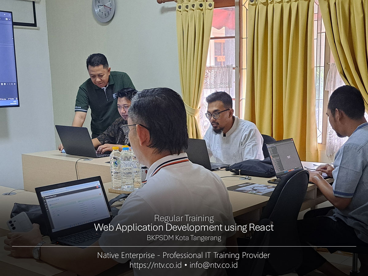 Web Application Development using React Training bersama BKPSDM Tangerang
