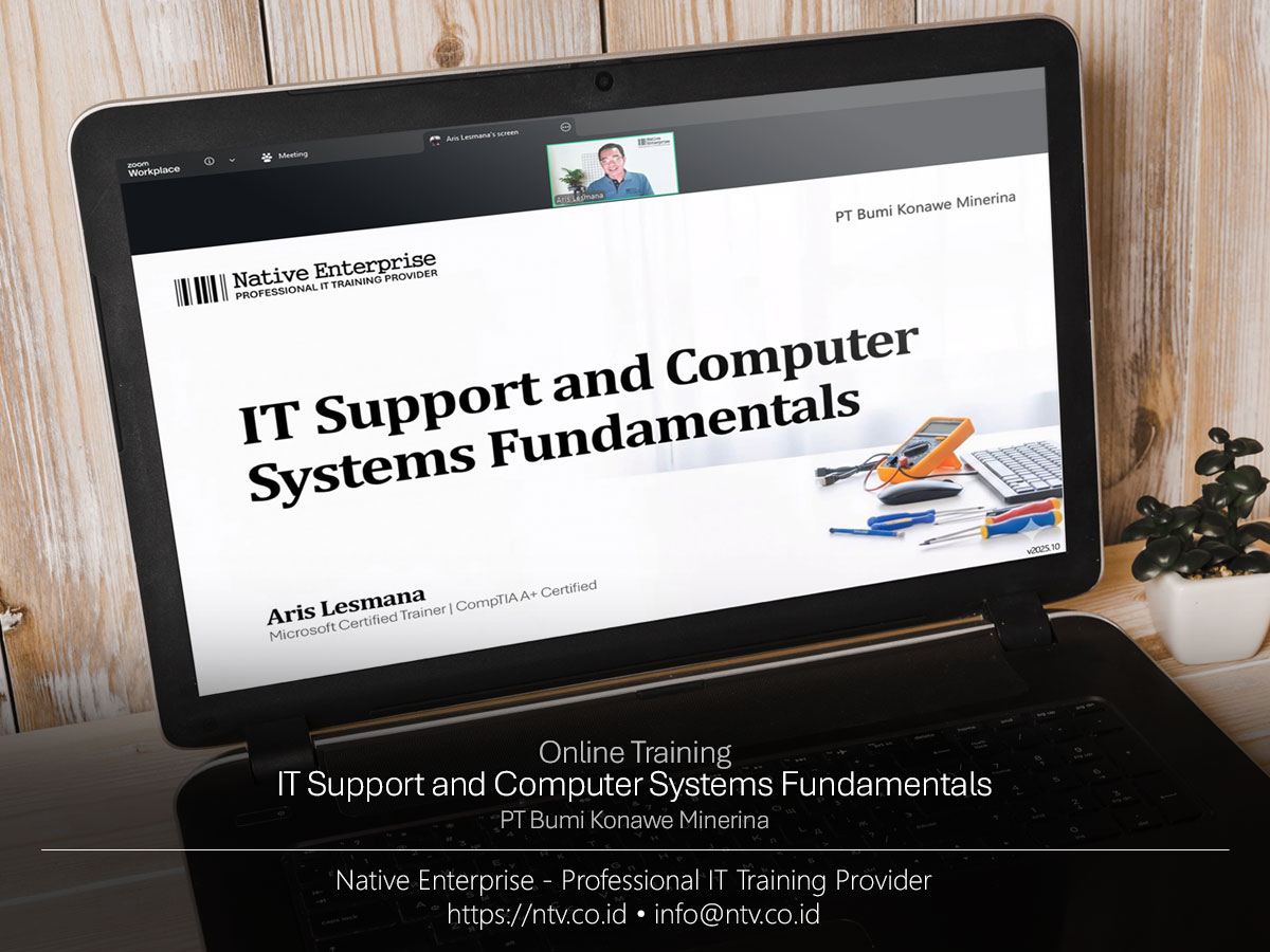 IT Support and Computer Systems Fundamentals Online Training bersama PT Bumi Konawe Minerina