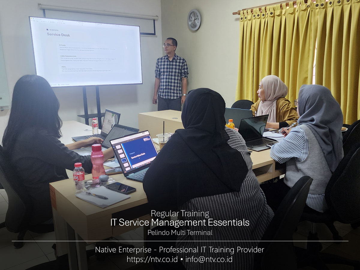 Training IT Service Management Essentials bersama Pelindo Multi Terminal