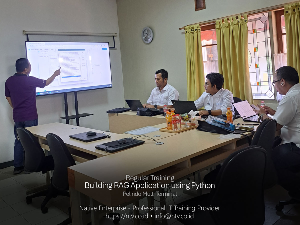 Training Building RAG Application using Python bersama Pelindo Multi Terminal